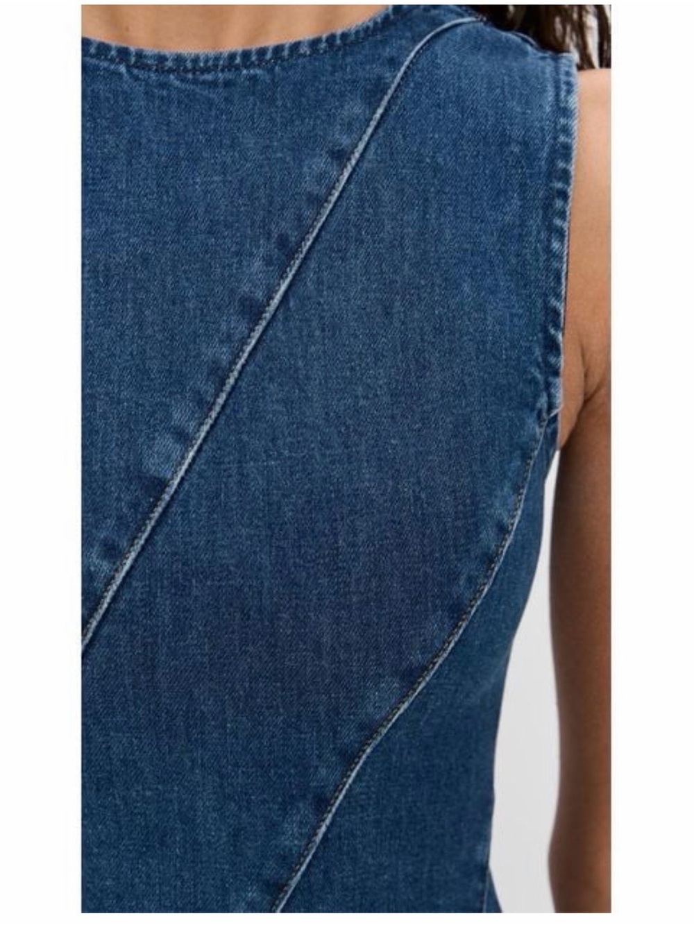 Women's Blue Raven Denim Midi Dress - Picture 4 of 7